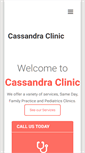 Mobile Screenshot of cassandraclinic.com